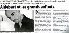 Aldebert à Notre Dame de Gravenchon