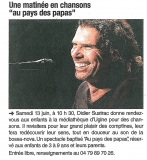 Didier Sustrac à Ugine