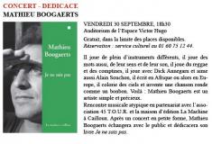 Mathieu Boogaerts à St Germain