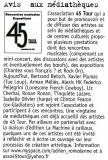Article paru dans le magazine Francofans